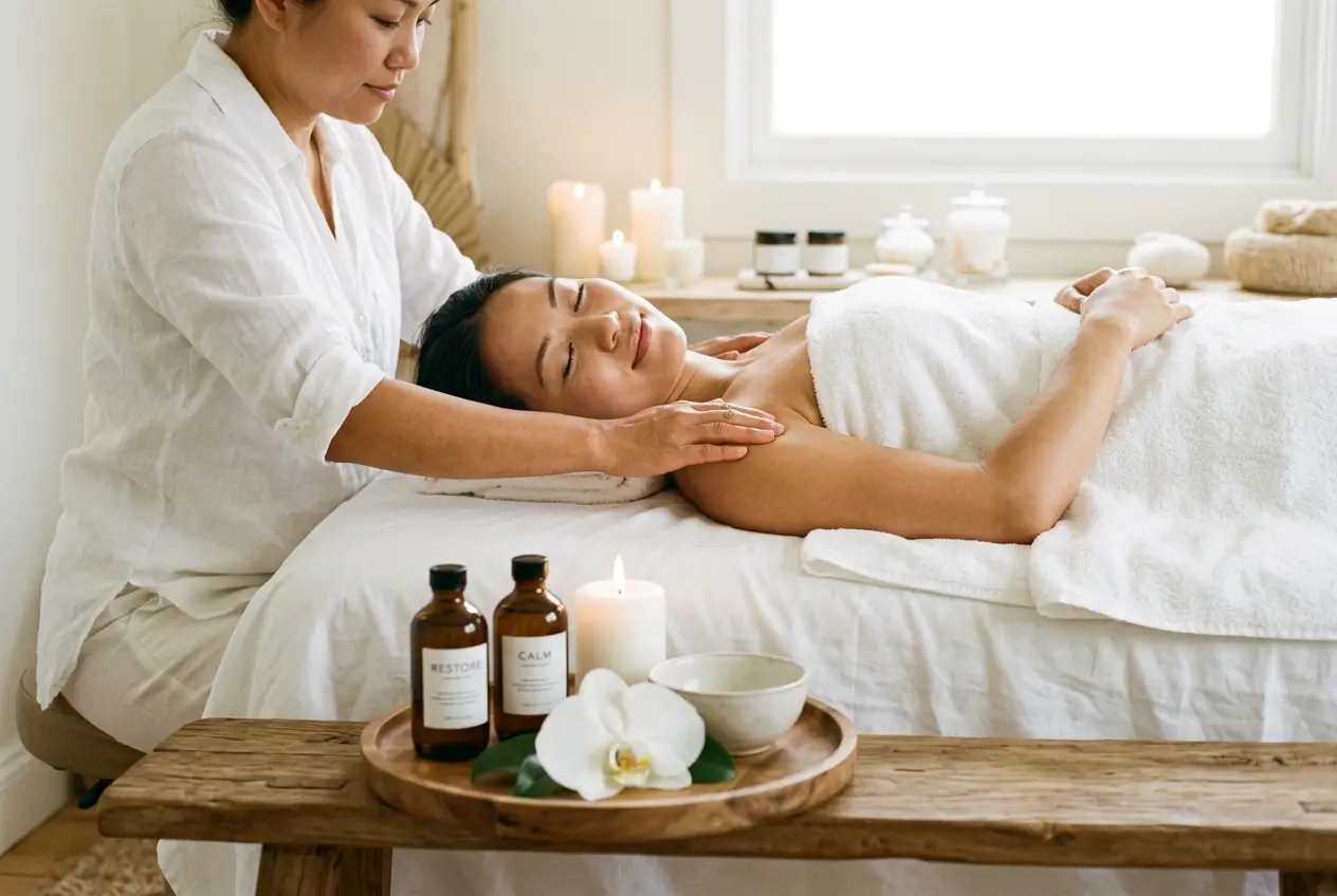 Neck and décolleté massage at Fiona's Day Spa in Coon Rapids, 4.1 miles from Champlin, MN